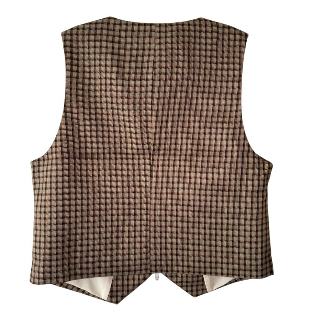 UO Adrian Twill Tailored Vest Top - Picture 4 of 12